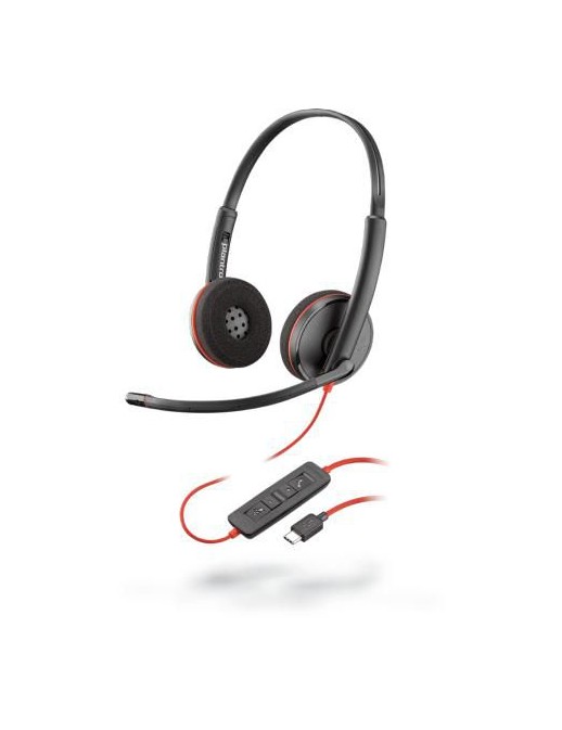 209747-22 209747-22 Poly USB-A, Head-band, Black/Red 8M3Y5AAABA