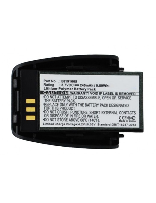 MBXWHS-BA008 MBXWHS-BA008 CoreParts Battery for Wireless Headset 0.9Wh Li-Pol 3.7V 240mAh Black, for At&T SB3014, TL780 BT291...