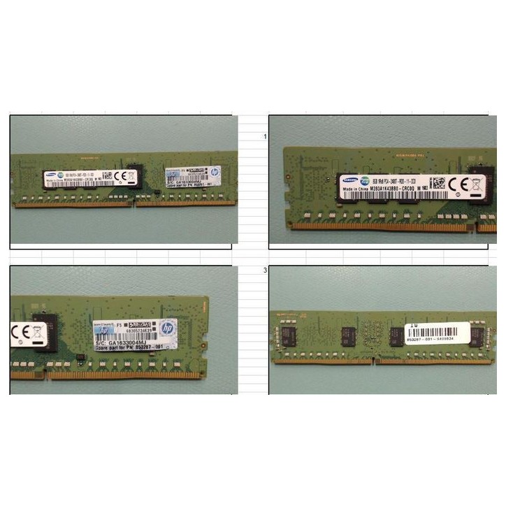 852545-001-RFB Hewlett Packard Enterprise 8GB 2400MHz PC4-2400T-R 836213
