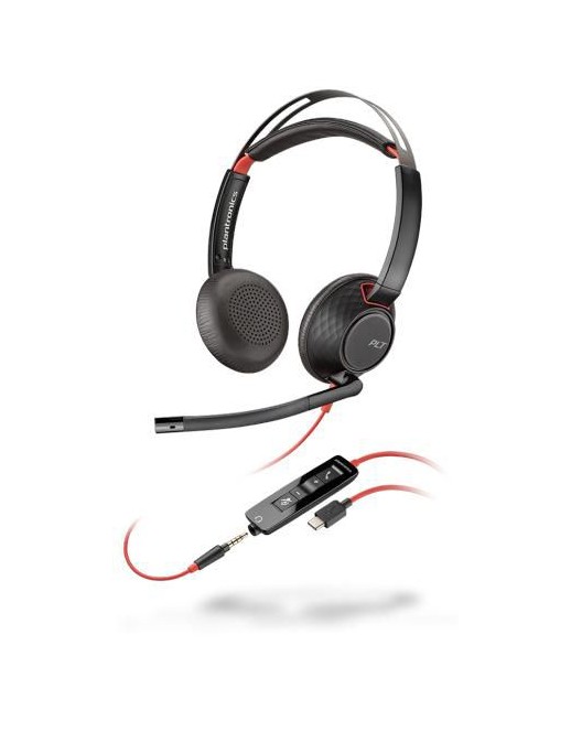 207586-03 207586-03 Poly Stereo, 20 Hz–20 kHz, 3.5 mm + USB-C, (BULK),WW 8X231A6