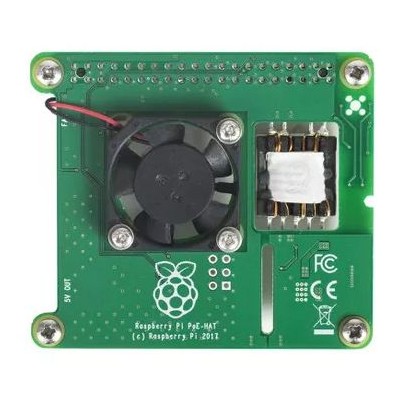 173-5595 Raspberry Pi PoE HAT for Raspberry Pi 4 Model B/Pi 3 Model B+, 802.3af