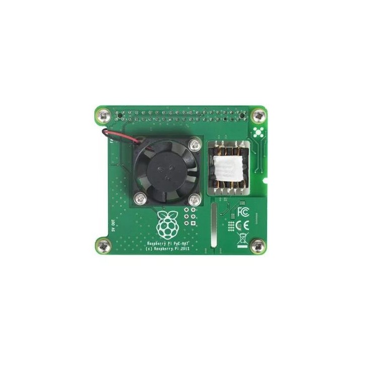 173-5595 Raspberry Pi PoE HAT for Raspberry Pi 4 Model B/Pi 3 Model B+, 802.3af