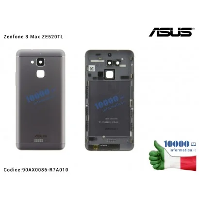 90AX0086-R7A010 Cover Batteria Posteriore ASUS ZenFone 3 Max ZC520TL (X008D) [GRAY/GRIGIO]