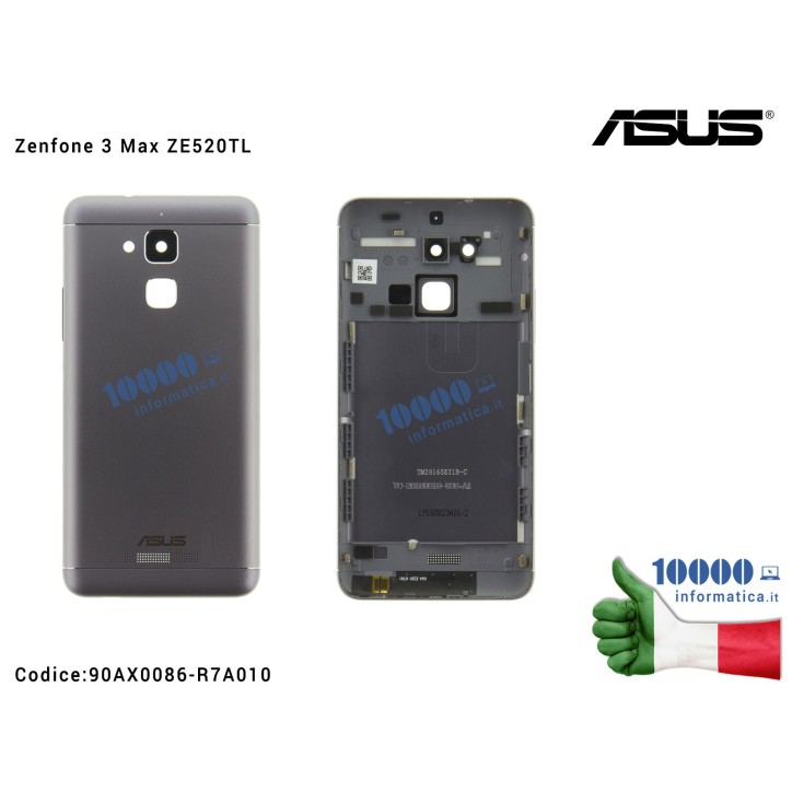 Cover Batteria Posteriore ASUS ZenFone 3 Max ZC520TL (X008D) [GRAY/GRIGIO]