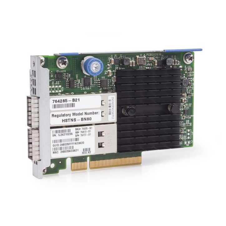 764285-B21-RFB Hewlett Packard Enterprise InfiniBand FDR/Ethernet 10Gb/40Gb 2-port 544+FLR-QSFP Adapter