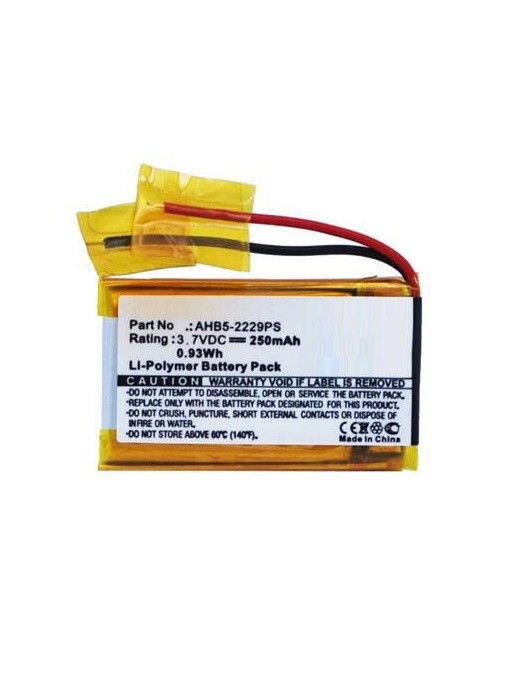 MBXWHS-BA046 MBXWHS-BA046 CoreParts Battery for Wireless Headset 0.92Wh Li-Pol 3.7V 250mAh Black, for Jabra Pro 900, Pro 920,...