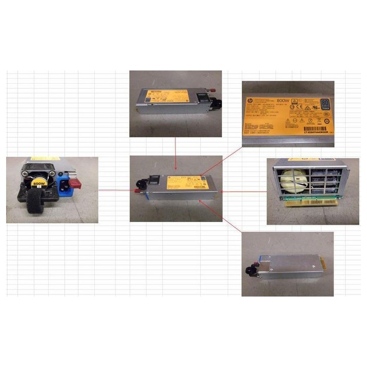 754378-001-RFB Hewlett Packard Enterprise 800W Flex Slot Titanium Hot