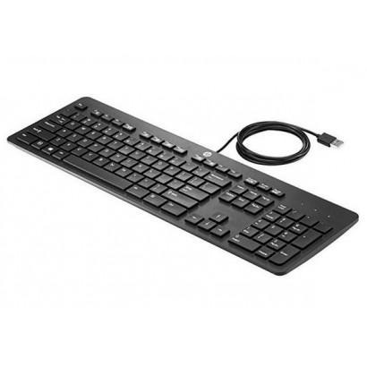 803181-131 HP USB Business Slim Keyboard, Black