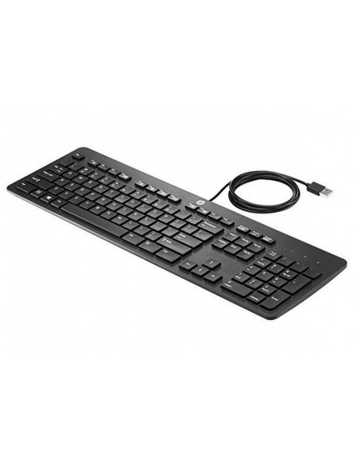 803181-131 HP USB Business Slim Keyboard, Black