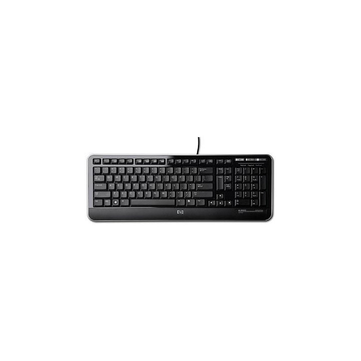 QY776AAABB HP USB Keyboard 672647-L33