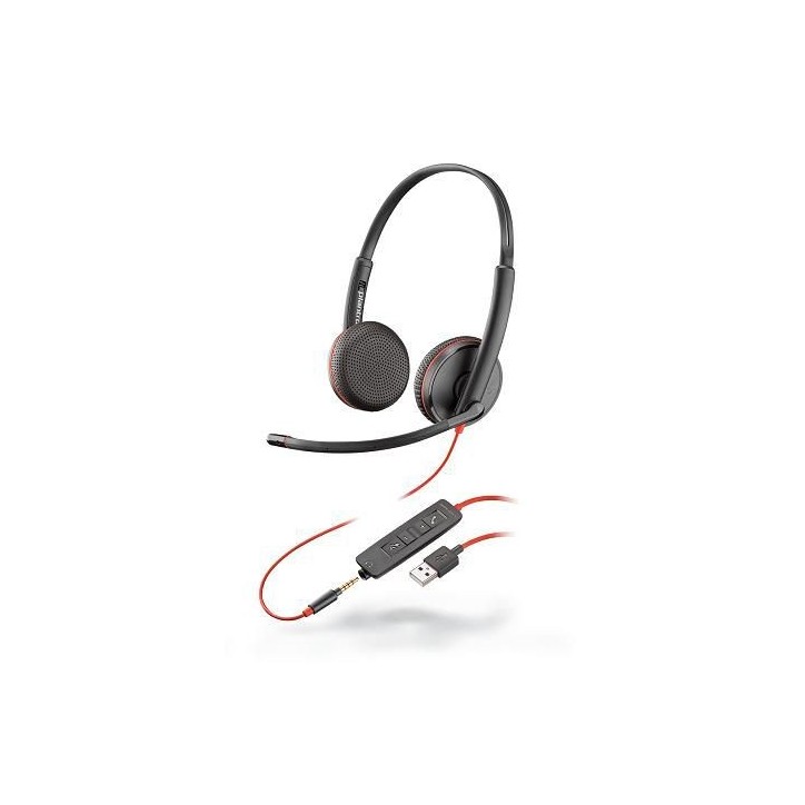 209747-101 Poly Blackwire 3225, USB-A 8M3Y5A6ABA, 80S11A6