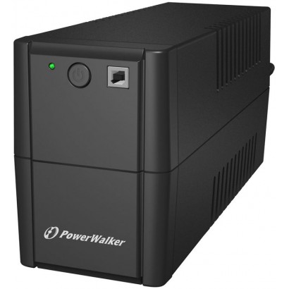 10120052 PowerWalker 650VA, 360W, 170-280V, 50/60Hz, 100x290x143mm, 4.4kg, Black