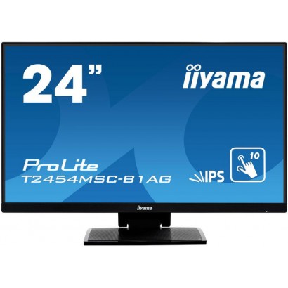 T2454MSC-B1AG iiyama ProLite T2454MSC-B1AG, 23.8", 1920x1080, IPS LED, 16:9, 4 ms, VGA, HDMI, 2x...