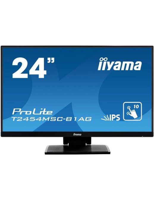 T2454MSC-B1AG iiyama ProLite T2454MSC-B1AG, 23.8", 1920x1080, IPS LED, 16:9, 4 ms, VGA, HDMI, 2x USB 3.0, HDCP, RMS 2x 2W, IPX1,