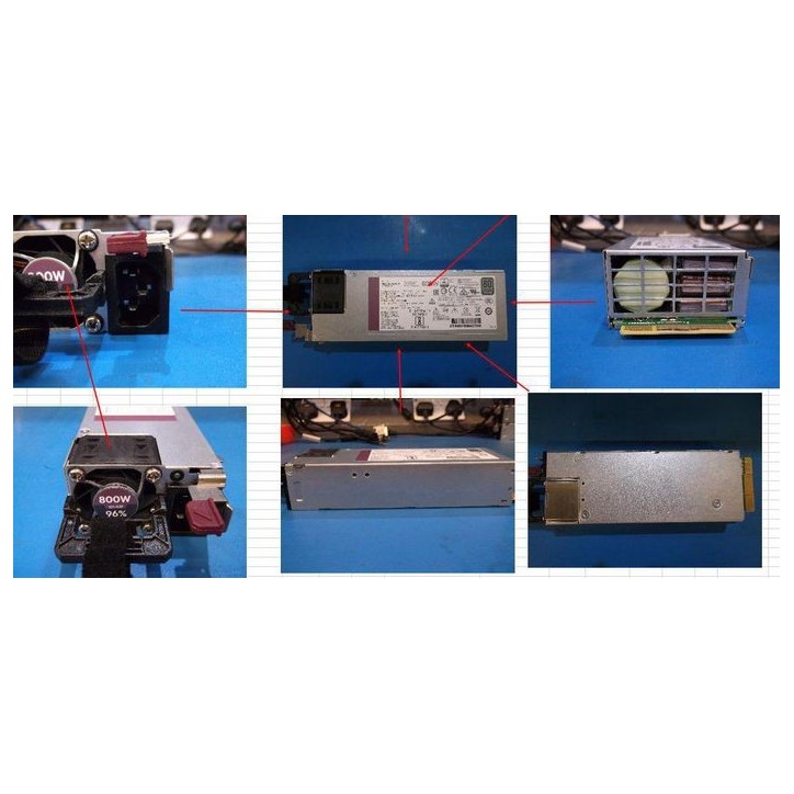 866793-001 800W Flex Slot Titanium Hot 865438-B21 Plug Power Supply Module PLC