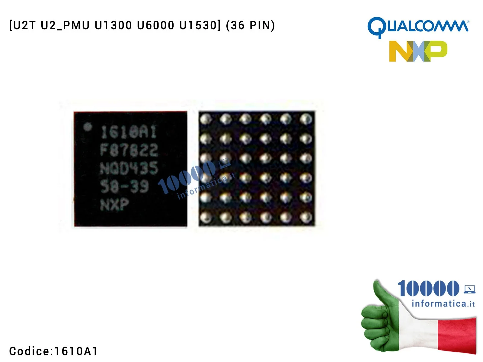 1610A1 IC Chip 1610A1 Power Charger TriStar SMD Fix Ricarica per Scheda Madre APPLE iPhone 5S 5C iPad mini 2 mini 4 Air Air 2... 1610A1 IC Chip 1610A1 Power Charger TriStar SMD Fix Ricarica per Scheda Madre APPLE iPhone 5S 5C iPad mini 2 mini 4 Air Air 2...