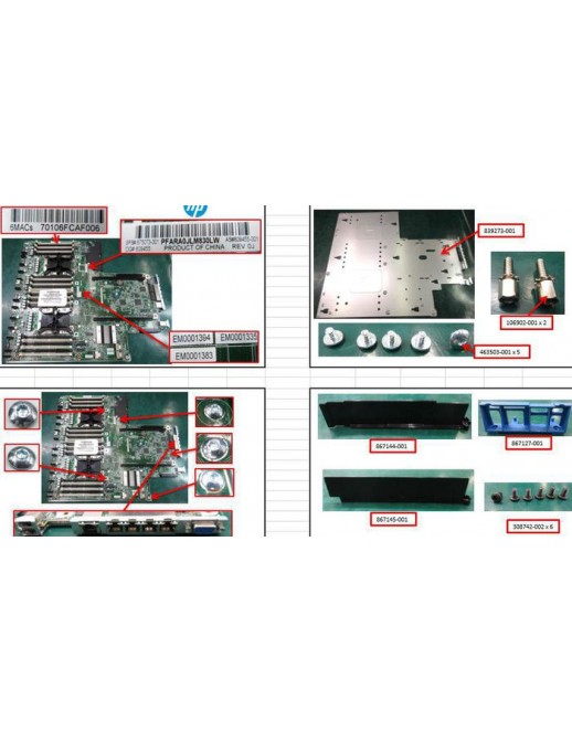 875073-001 875073-001 Hewlett Packard Enterprise System board for HP ProLiant DL380 Gen10, supports dual CPUs, 24 DDR4 memory...