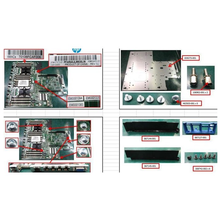 875073-001 Hewlett Packard Enterprise System board for HP ProLiant DL380 Gen10, supports dual CPUs, 24 DDR4 memory slots, multip