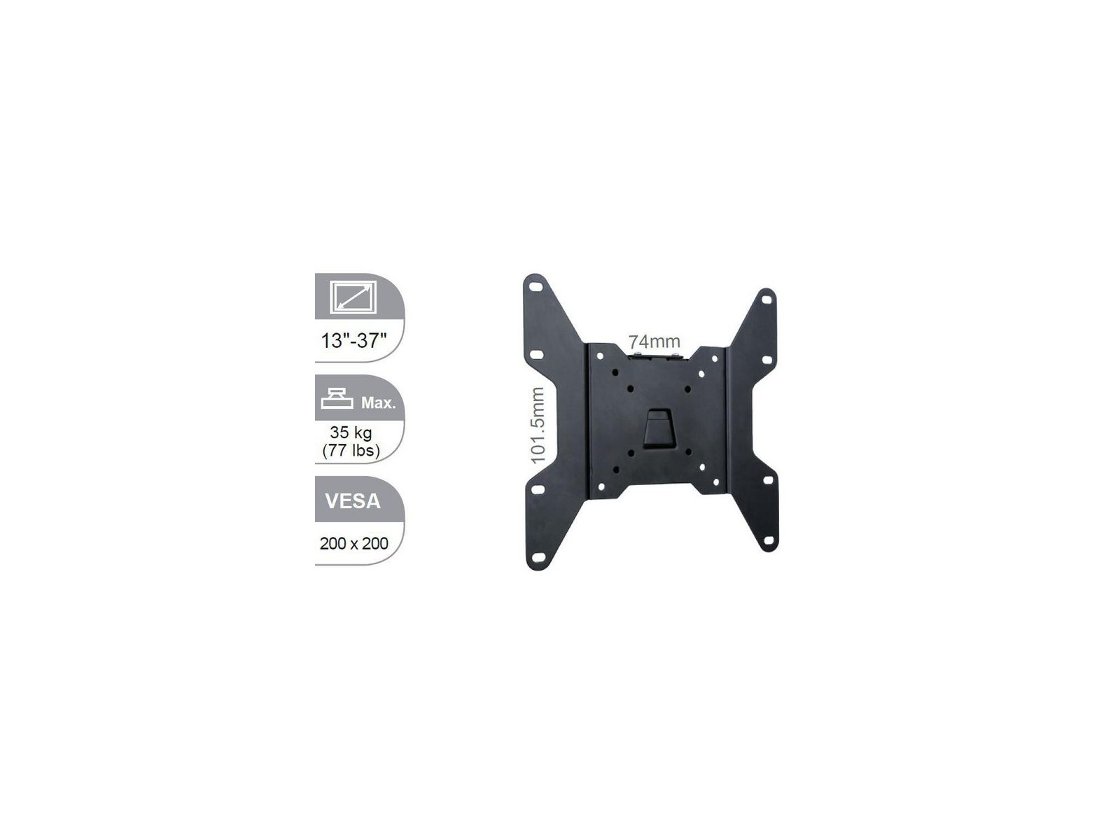 VLMW1337 VLMW1337 Vivolink Pro Small Wall Mount, Max 35 kg, Up to VESA 200 x 200 VLMW1337 VLMW1337 Vivolink Pro Small Wall Mount, Max 35 kg, Up to VESA 200 x 200