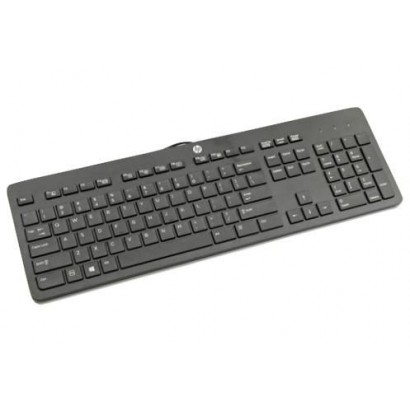 803181-031 HP USB Business Slim Keyboard, Black