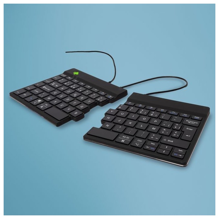 RGOSP-BEWIBL Split Keyboard, (BE), black AZERTY, wired. Windows, Linux RGOSP-BEWIBL Split Keyboard, (BE), black AZERTY, wired. Windows, Linux