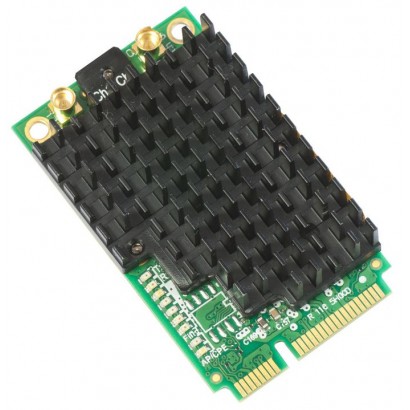 R11E-5HACD R11E-5HACD MikroTik QCA9882, 4920-6100 MHz, 802.11ac/a/nm 500 mW, miniPCIe, 2 x MMCX, 4.5 W, 27 dBm