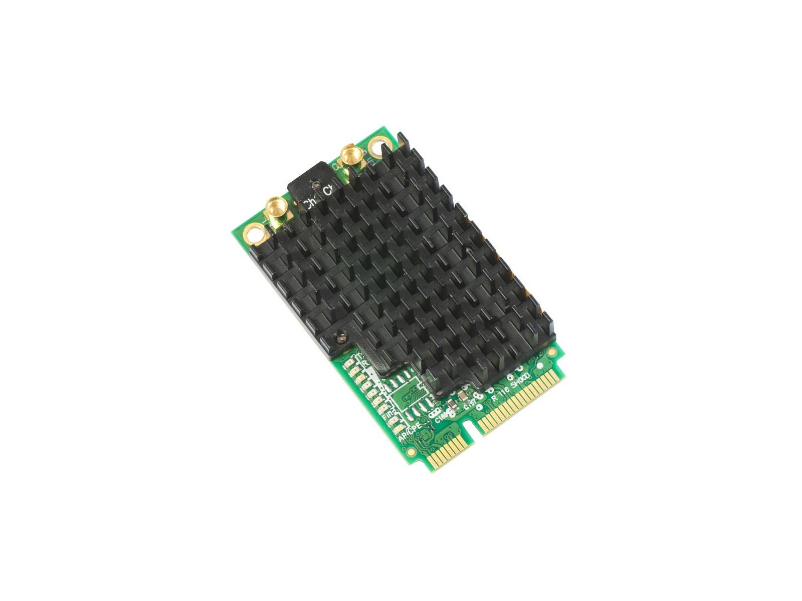 R11E-5HACD R11E-5HACD MikroTik QCA9882, 4920-6100 MHz, 802.11ac/a/nm 500 mW, miniPCIe, 2 x MMCX, 4.5 W, 27 dBm R11E-5HACD R11E-5HACD MikroTik QCA9882, 4920-6100 MHz, 802.11ac/a/nm 500 mW, miniPCIe, 2 x MMCX, 4.5 W, 27 dBm