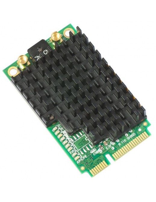 R11E-5HACD R11E-5HACD MikroTik QCA9882, 4920-6100 MHz, 802.11ac/a/nm 500 mW, miniPCIe, 2 x MMCX, 4.5 W, 27 dBm