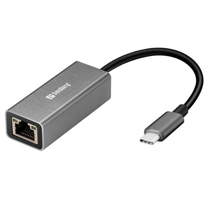 136-04 Sandberg USB-C Gigabit Network Adapter