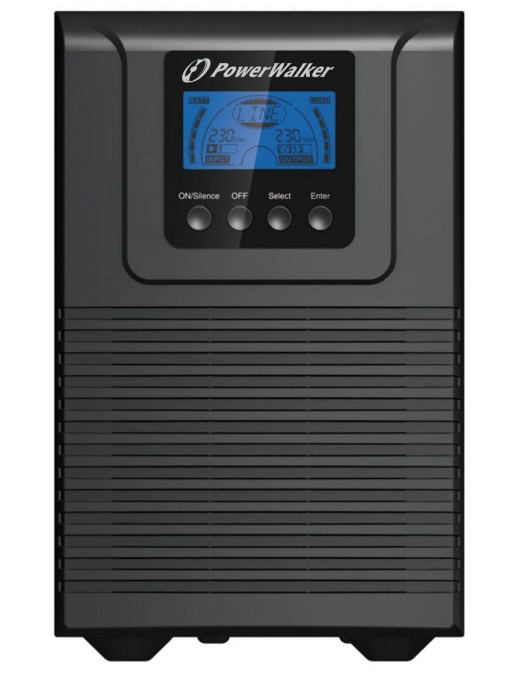 10122041 PowerWalker 1000VA / 900W, Online, 4x C13, USB HID, RS-232, Intelligent Slot, EPO, 2x 12V/9Ah, 9.3 kg