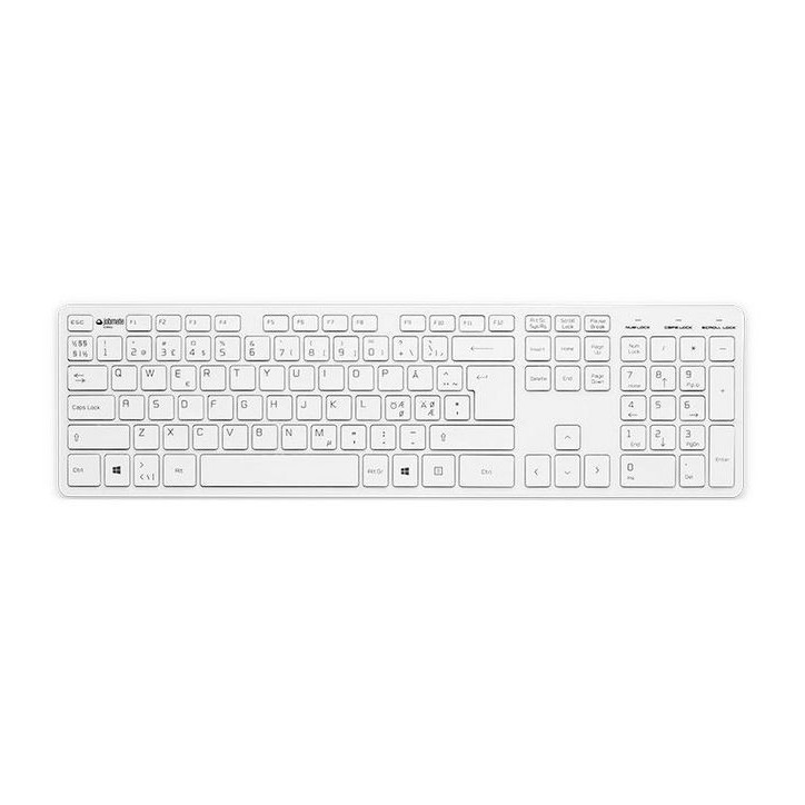 508103 Jobmate Slim keyboard Silver/White