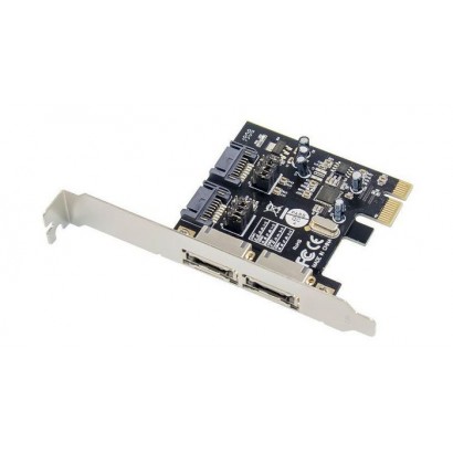 MC-SATA3-T4 MicroConnect PCIe SATA III Expansion Card ASM1061 PEXESAT322I