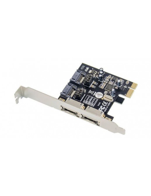 MC-SATA3-T4 MicroConnect PCIe SATA III Expansion Card ASM1061 PEXESAT322I