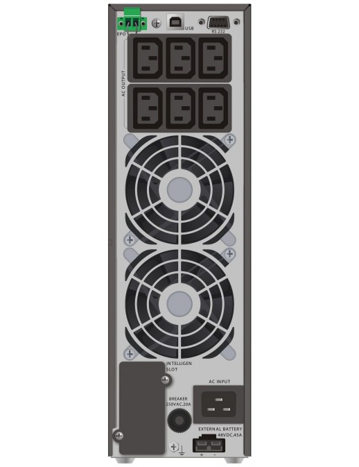 10122045 10122045 PowerWalker 2000VA / 1800W, Online, 6 x C13, USB HID, RS-232, Intelligent Slot, EPO, 6 kg