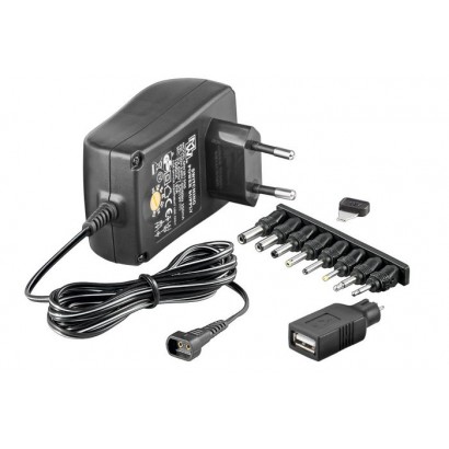 PETRAVEL30 MicroConnect 3-12V Univ. Power Supply