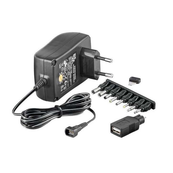 PETRAVEL30 MicroConnect 3-12V Univ. Power Supply