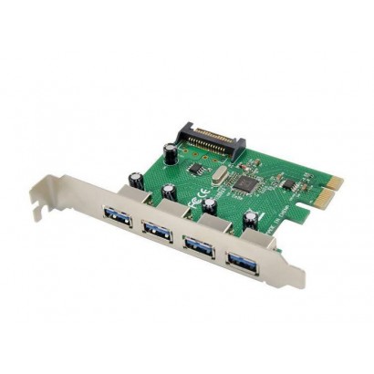 MC-USB3.0-T4B MicroConnect PCIe USB3.0 4-Ports Expansion Card VL805 PEXUSB314A2V2,