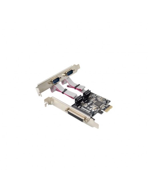 MC-PCIE-MCS1P2S MicroConnect PCIe 1-Port Parallel 2-Port Serial card