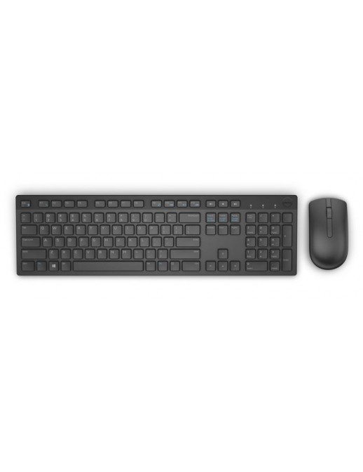 580-ADFZ Dell Wireless Keyboard & Mouse KM636, QWERTY, UK, Black PFXF6, 0580-ADFZ