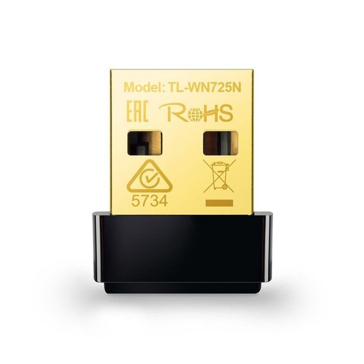 TL-WN725N TP-Link USB 2.0, LED, IEEE 802.11b, IEEE 802.11g, IEEE 802.11n, 2.400-2.4835GHz Z000296, 768033