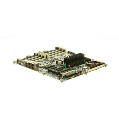 RP000125199 HP Workstation motherboard with dual LGA 1366 socket, Intel 5520 chipset, supports up to 192GB DDR3, 5 PCIe slots. 5