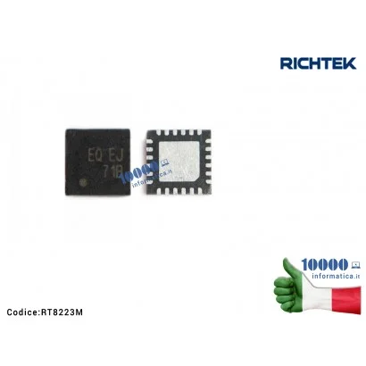 RT8223M IC Chip RICHTEK Mosfet RT8223M RT8223MG RT 8223 MZQW RT 8223 MGQW (EQ-EE) (EQ-CM) (EQ-9M) (EQ-EJ) (EQ-XX) QFN-24 Main...