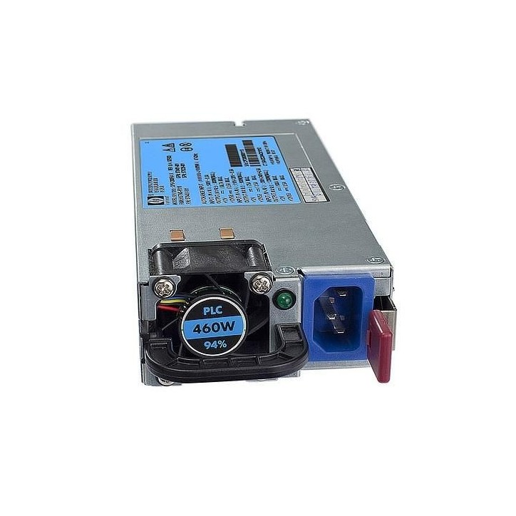 660184-001-RFB Hewlett Packard Enterprise 460W Power Supply 1U for ProLiant DL350e Gen8, DL385p Gen8, DL380p Gen8, DL360p Gen8 6