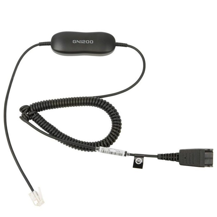 88011-99 Jabra Smart cord QD - RJ10 NONE - Only use for non-battery items