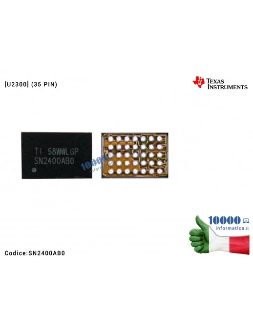 SN2400AB0 IC Chip SN2400AB0 Charging Controller USB Tigris SMD Fix Controllo di Ricarica per Scheda Madre iPhone 6S 6S+ Plus ...