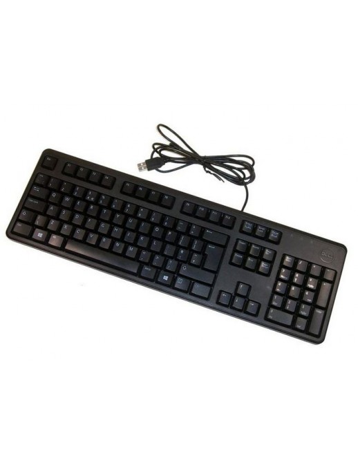 DJ491 Dell UK, Keyboard, External, USB, English-UK, 105 Keys, Black, Windows 8 0DJ491