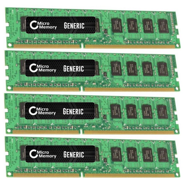 MMD2623/32GB CoreParts 32GB Memory Module for Dell 1600Mhz DDR3 Major DIMM - KIT 4x8GB MMD2623/32GB, KTD-PE316EK4/32G, KVR16E11K