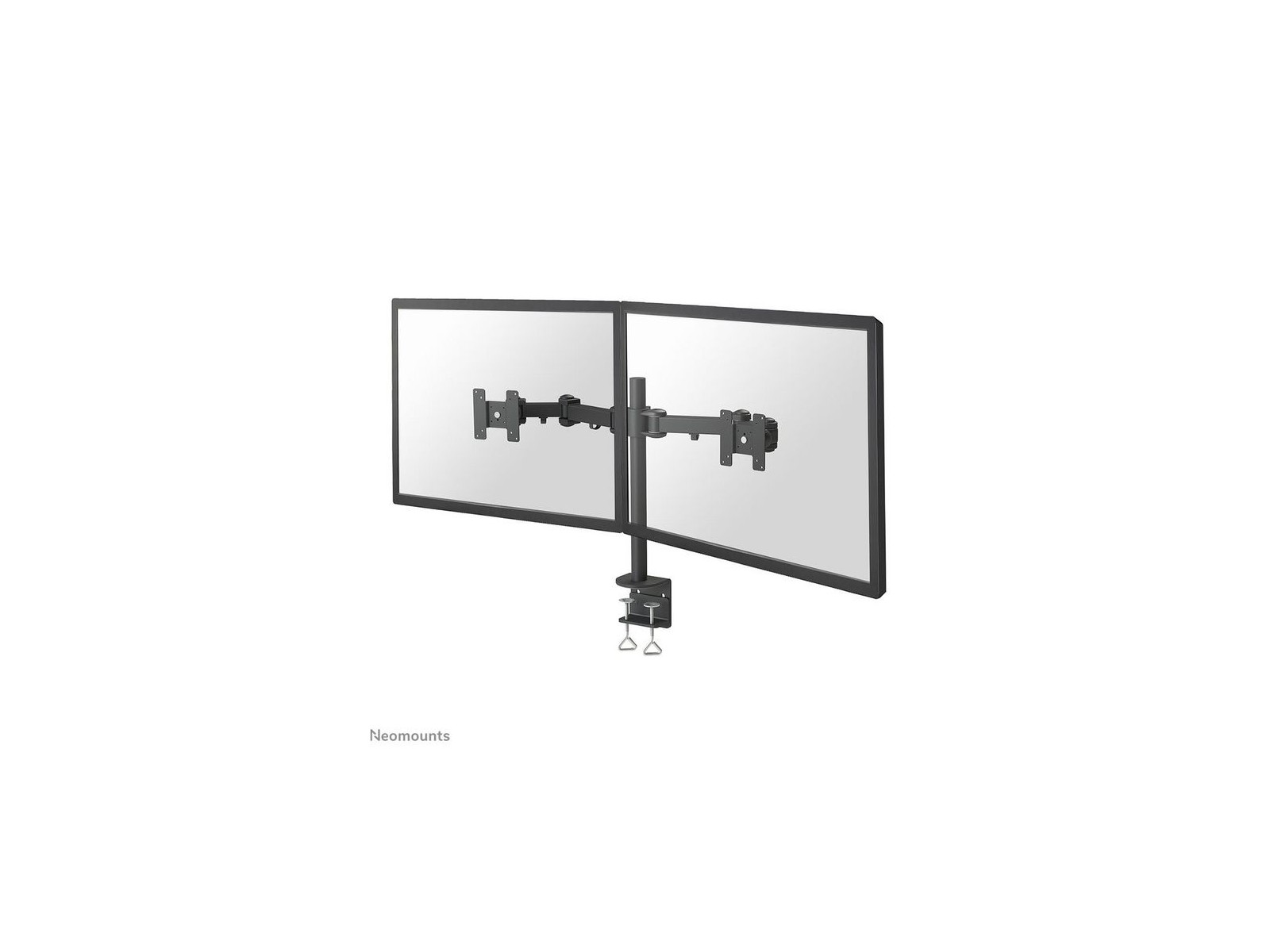 FPMA-D960D FPMA-D960D Neomounts Full Motion Dual Desk Mount (Clamp) For Two 10-27" Monitor Screens, Height Adjustable - Black... FPMA-D960D FPMA-D960D Neomounts Full Motion Dual Desk Mount (Clamp) For Two 10-27" Monitor Screens, Height Adjustable - Black...