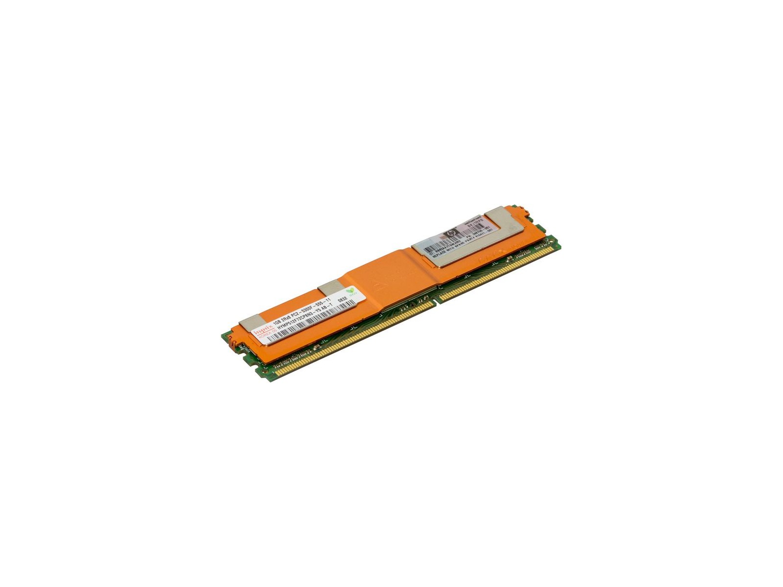 416471-001-RFB 416471-001-RFB Hewlett Packard Enterprise 1GB, 667MHz, PC2-5300F-5, DDR2, dual-rank x8, 1.50V, registered, ful...