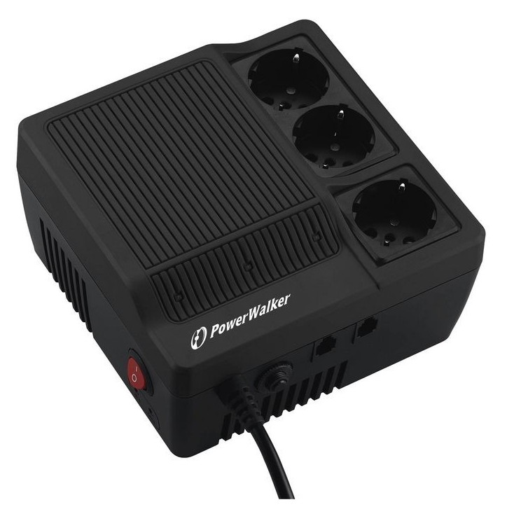 10120302 PowerWalker PowerWalker AVR 1200 - 1200VA/720W, 220/230/240VAC, 50 Hz, 430/250 J, 1.7 kg UPS1102
